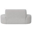 Ver mais imagens de Sofá Reto 02 Lugares 150cm Mônaco Bouclé Cinza Claro - Nexta Casa
