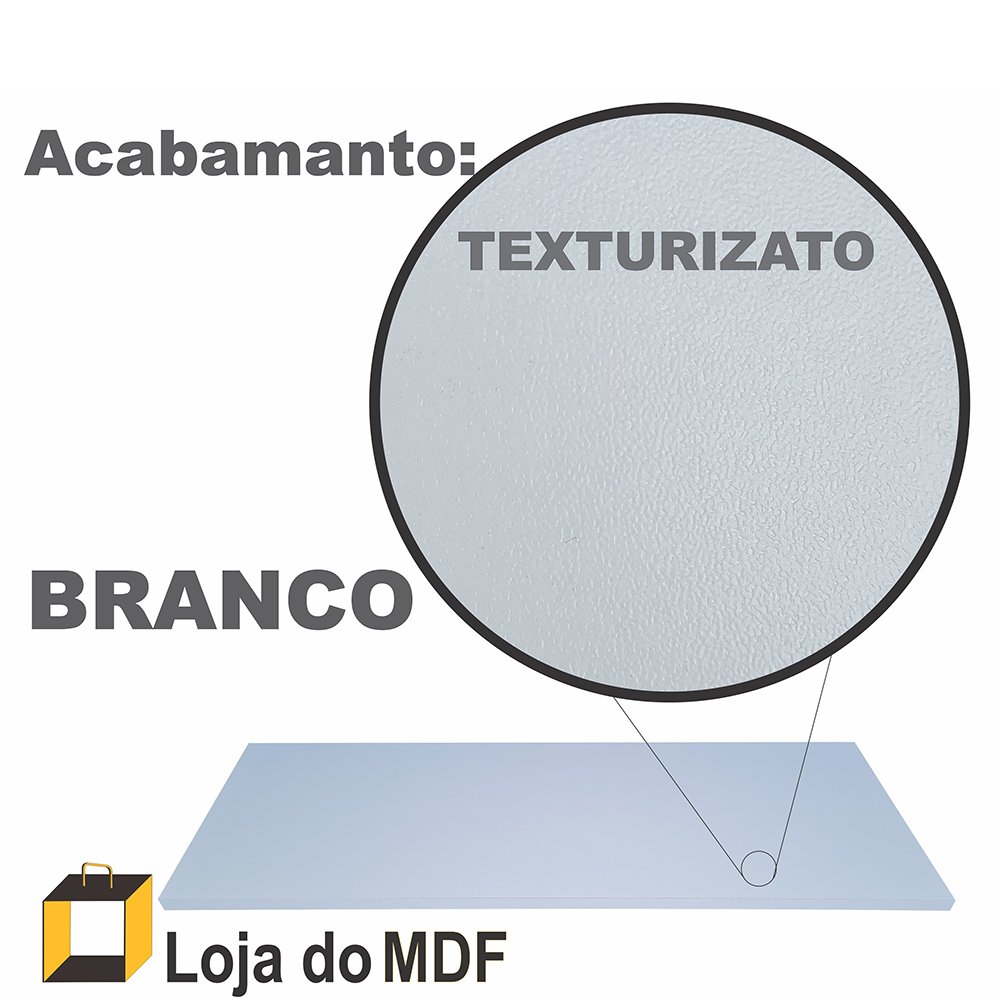 1 Prateleira U Mdf 65x10cm Branco Nicho Livros Revista - 3