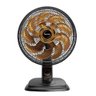 Ventilador de Mesa Mallory Egeo 40cm Preto e Dourado - 127v - 1