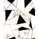 Ver imagem 2 de Quadro Decorativo Abstrato Cimento Tendência Geométrico