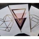 Ver imagem 2 de Kit Placas Quadros Decorativos 3 Peças Mdf 20x30 Joia Coração
