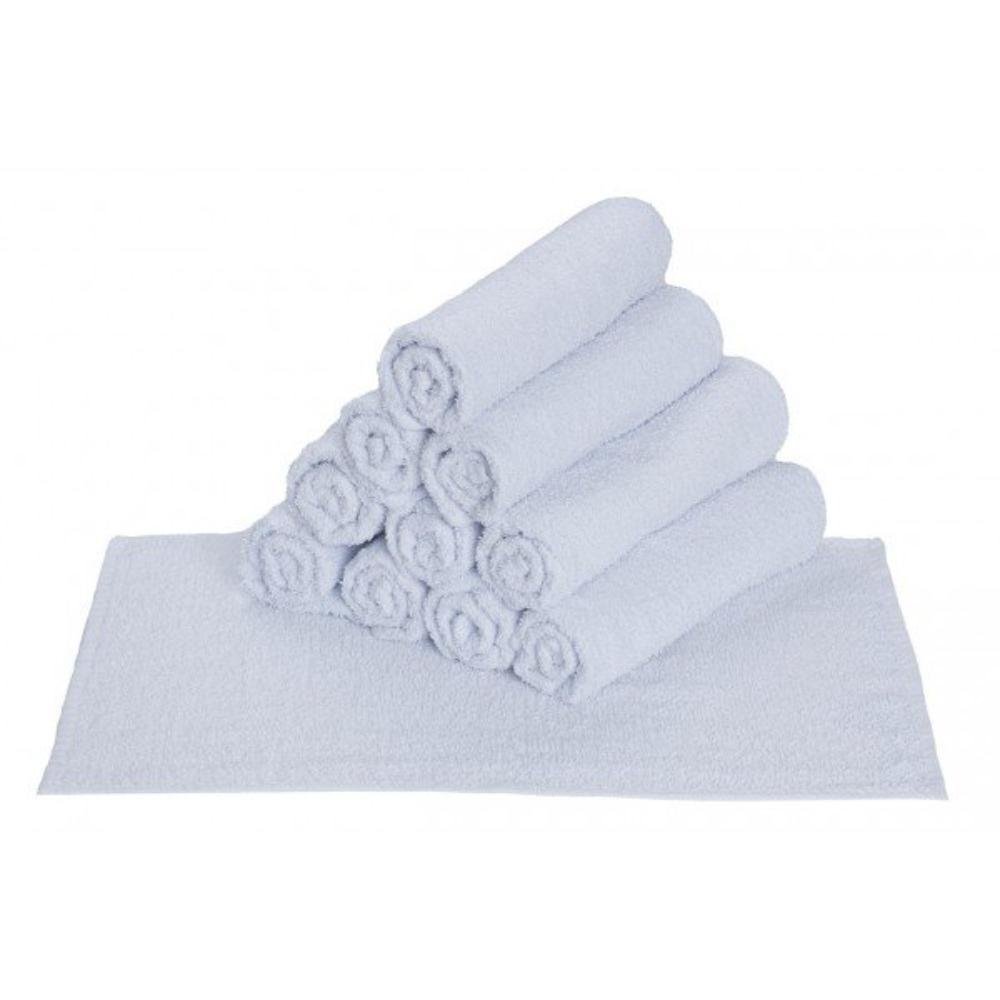 Kit 10 Toalha de Manicure e Pedicure 28x45cm Salão Beleza P/unha Branco - 6