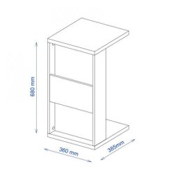 Mesa Apoio Book Líder Design Caemmun - 6