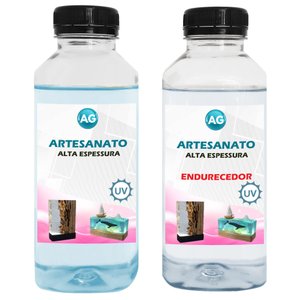 Resina para Artesanato Alta Espessura AG Resinas ag RESARTALT 650G