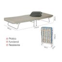 Ver imagem 1 de Cama Dobrável - Luke Móveis (Estrado de Madeira Maciça)