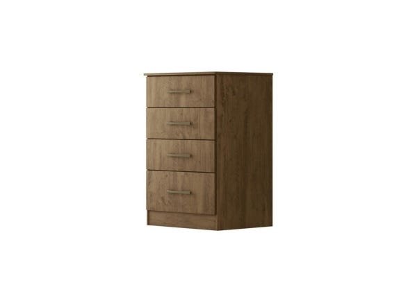 Cômoda 4 Gavetas COR CASTANHO WOOD - MS913 MOVAL - 2