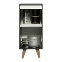 Ver imagem 6 de Balcão Madesa Reims 35cm com 1 Porta Preto