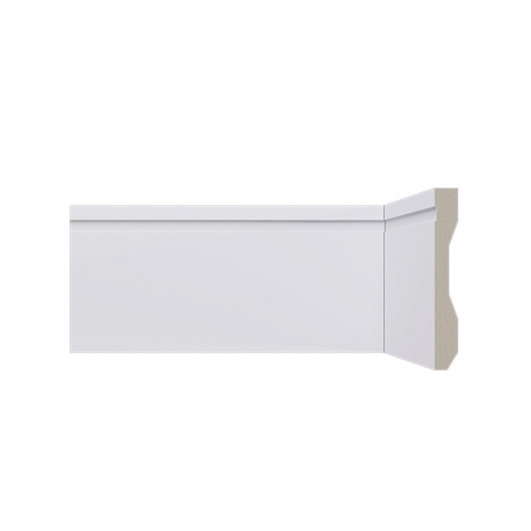 Rodape Poliestireno 10cm Branco Lev102 - Santa Luzia