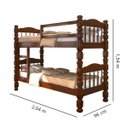 Ver imagem 2 de Beliche Palmo Madeira Maciça Castanho|saimys