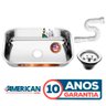 Cuba Inox Pia Cozinha 430 56x34x14 +Válvula – AS - 6