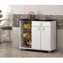 Ver imagem 1 de Fruteira Isis - 2 Portas 1 Gaveta - Cor Branco