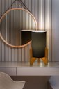 Ver imagem 1 de Abajur Luminária De Mesa Decoração Luxo:Preto
