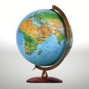 Ver imagem 1 de Globo Terrestre Classic Gold National Geographic iluminado - 30cm