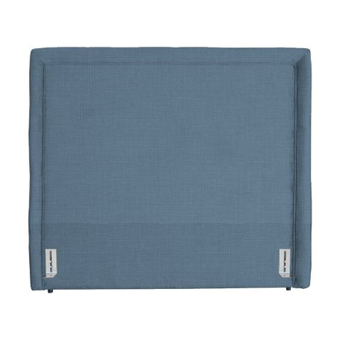 Cabeceira Estofada Cama Box Stela Solteiro 0,90 cm Linho - Quarto Solteiro Estopar Linho Denin