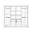 Ver imagem 7 de Guarda Roupa Casal Héster 8 Portas de Bater 4 Gavetas MDP com Espelho Native Móveis Carraro