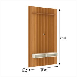 Painel Ripado para Tv até 55 Polegadas Intense com Nicho 139cm - 9