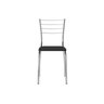 Cadeira Sala de Jantar 1700 Kit 6 Un Cromado/Courano Branco - Carraro - 9