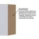 Ver imagem 3 de Armário Aéreo para Geladeira 80cm 2 Portas Slim Luciane Móveis