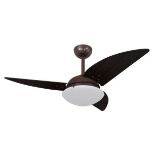 Ventilador de Teto 3 Pás Vidro Aberto Class Volare