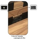 Ver imagem 3 de Mesa Componível INICIAL c/ Divisória - C/ 02 Gavetas - 1,20x1,20m - WORKSTART - NOGAL SEVILHA/PRETO