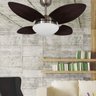 Ventilador de Teto Vidro Fechado 4 Pás Mini Pétalo Volare 110V - 3