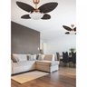 Ventilador de Teto Vidro Fechado 4 Pás Mini Pétalo Palmae Volare 127V - 4