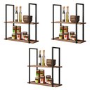 Ver imagem 1 de Kit 3 Prateleiras Multiuso Industrial 60 cm Ariel Demolição - Pallazio