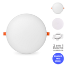 Ver imagem 1 de Painel 18w Led Borda Infinita Redondo 2 em 1 Branco Frio 6500k Bivolt