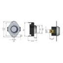 Ver imagem 3 de Termostato C/flange 3/4 55° 25a/250vac Reset Auto A85055ft1a