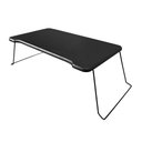 Ver imagem 1 de Mesa Dobrável para Sofá ou Cama Portátil Multiuso Home Office, Refeição, Trabalho - Preto Lh Móveis