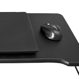 Suporte Multiuso para Notebook Dobrável com Pés de Ferro Preto - Lh Móveis - 7