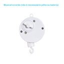 Ver imagem 3 de Móbile Berço Bebê Musical e Giratório Chuva de Amor Rosa