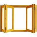 Ver imagem 1 de Janela de Madeira Pantográfico Sala/cozinha 1,20 (a) X 1,40 (l) Batente 14 Cm