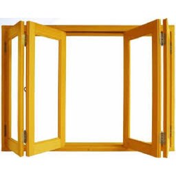 Janela de Madeira Pantográfico Sala/cozinha 1,20 (a) X 1,40 (l) Batente 14 Cm - 1