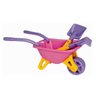 Carriola Carrinho De Mão Praia Infantil Dobrável Com Acessório Criança Rosa - MAGIC TOYS - 2