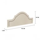 Ver imagem 3 de Cabeceira King Luxo 193X60 Off White Tachas Fumê