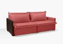 Ver imagem 4 de Sofá sem Caixa Retrátil Reclinável Mônaco 1,80m Estilo Estofados - França Linhosoft Cor "vermelho"