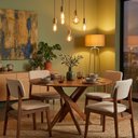 Ver imagem 6 de Mesa de Jantar Redonda Madeira Maciça 4 Lugares 110cm Lisboa