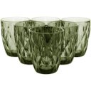 Ver imagem 3 de COPO ÁGUA 10x8x8cm 270ml VIDRO VERDE 6PÇ NH