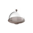 Ver imagem 1 de Porta Bolo Bubble 250 com Pé - Amêndoa