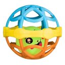 Ver imagem 3 de Bola Chocalho Mordedor Bebe Unissex Pimpolho Cor Laranja