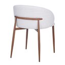Ver imagem 7 de Cadeira P/ Mesa Jantar Estofada Courino ou Linho 2 unidades Cor:nude com Amadeirado