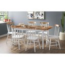 Ver imagem 2 de Mesa de Jantar Retangular 6 Lugares 160cm Multimóveis Cr50111 Branco-natural