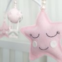Ver imagem 3 de Mobile para Berço Musical Giratório Chuva de Amor Balão Rosa