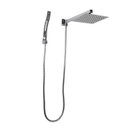 Ver imagem 2 de Ducha Chuveiro Inox 20 Cm C/ Desviador Chuveirinho D Mão Abs