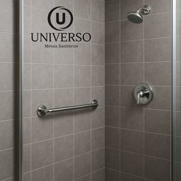 Barra / Alça de Apoio 50 Cm Inox Idoso ou Deficiente - 9