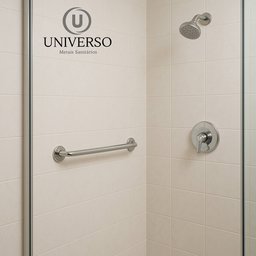 Barra / Alça de Apoio 50 Cm Inox Idoso ou Deficiente - 11