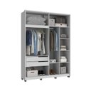 Ver imagem 4 de Guarda-roupa com Espelho 4 Portas Órion