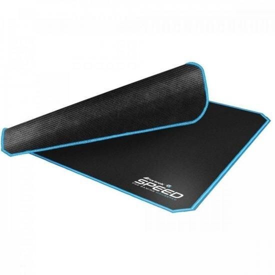 Mouse Pad Gamer (320x240mm) Speed Mpg101 Preto Fortrek G - Azul - 3