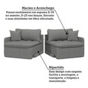 Ver mais imagens de Sofá Cama Retrátil e Reclinável 3 Lugares Bipartido 234cm Belmopã Yescasa